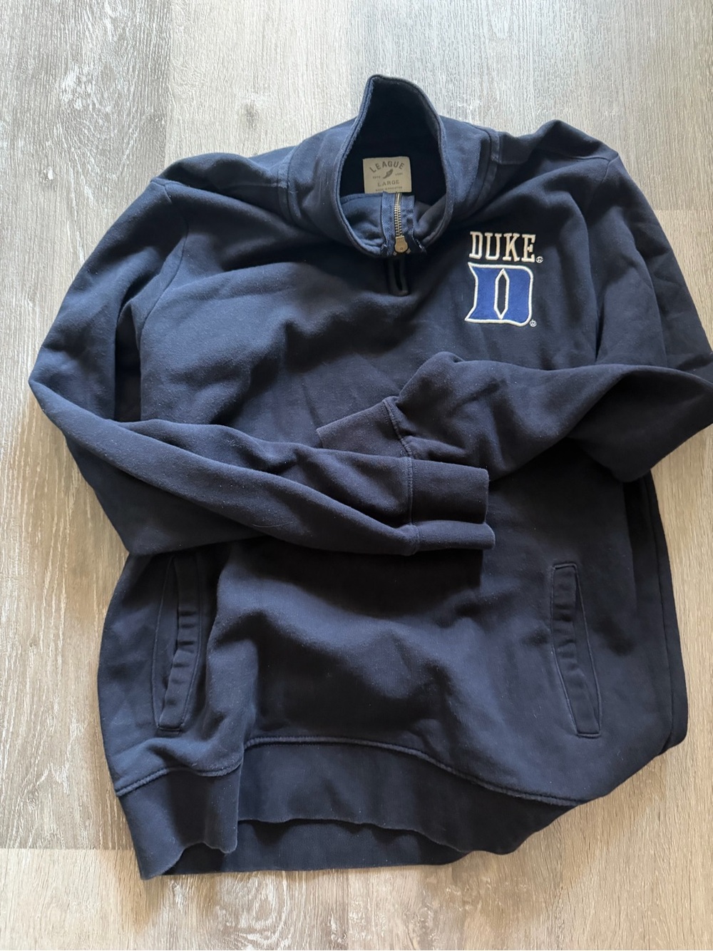 League - Duke Navy Blue Quarter Zip